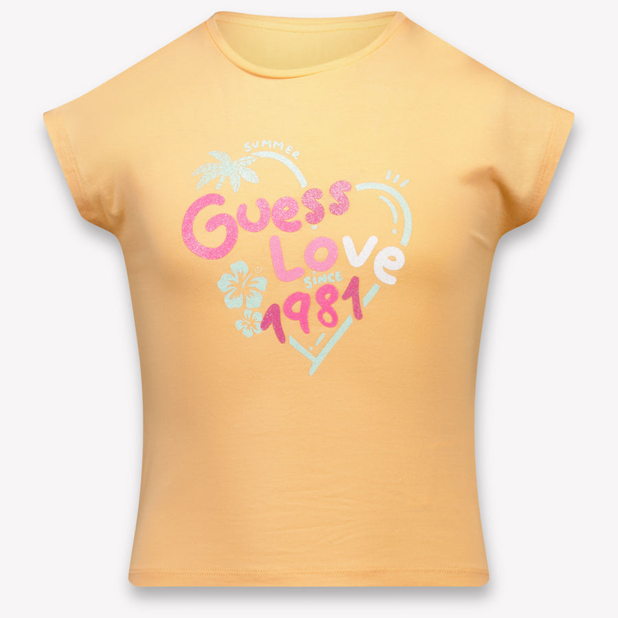 Guess Girls T-Shirt in Salmon