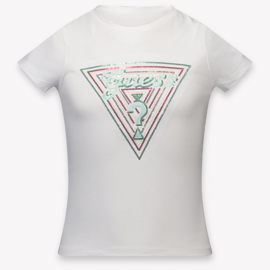 Guess Kids Girls T-Shirt In White