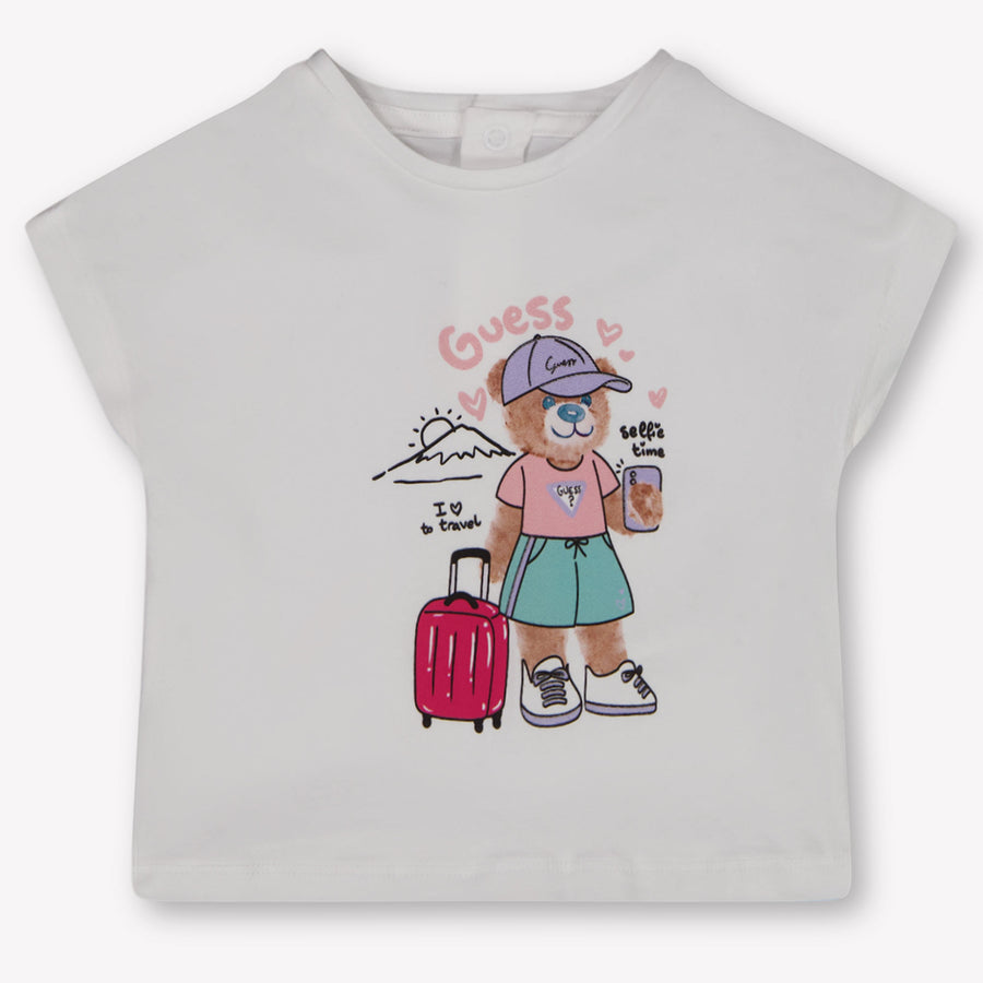 Guess Baby Girls T-Shirt in White