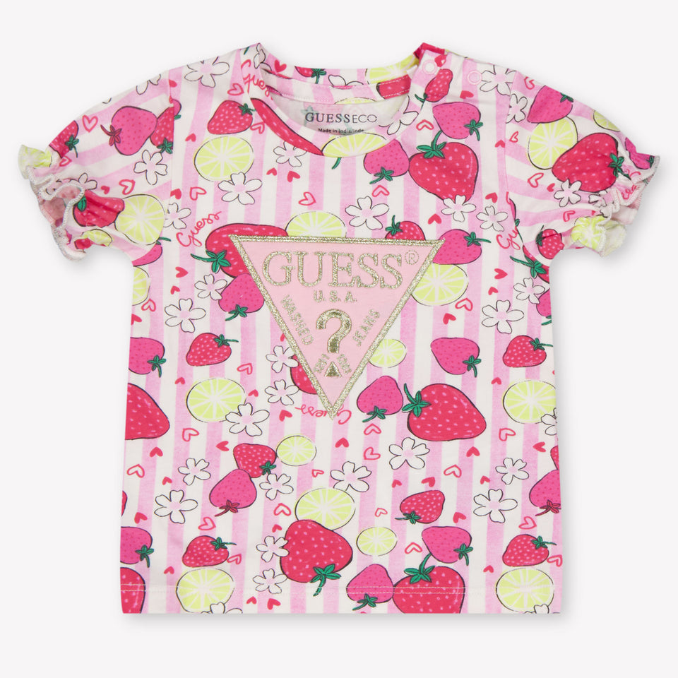 Guess Baby Girls Set In Pink