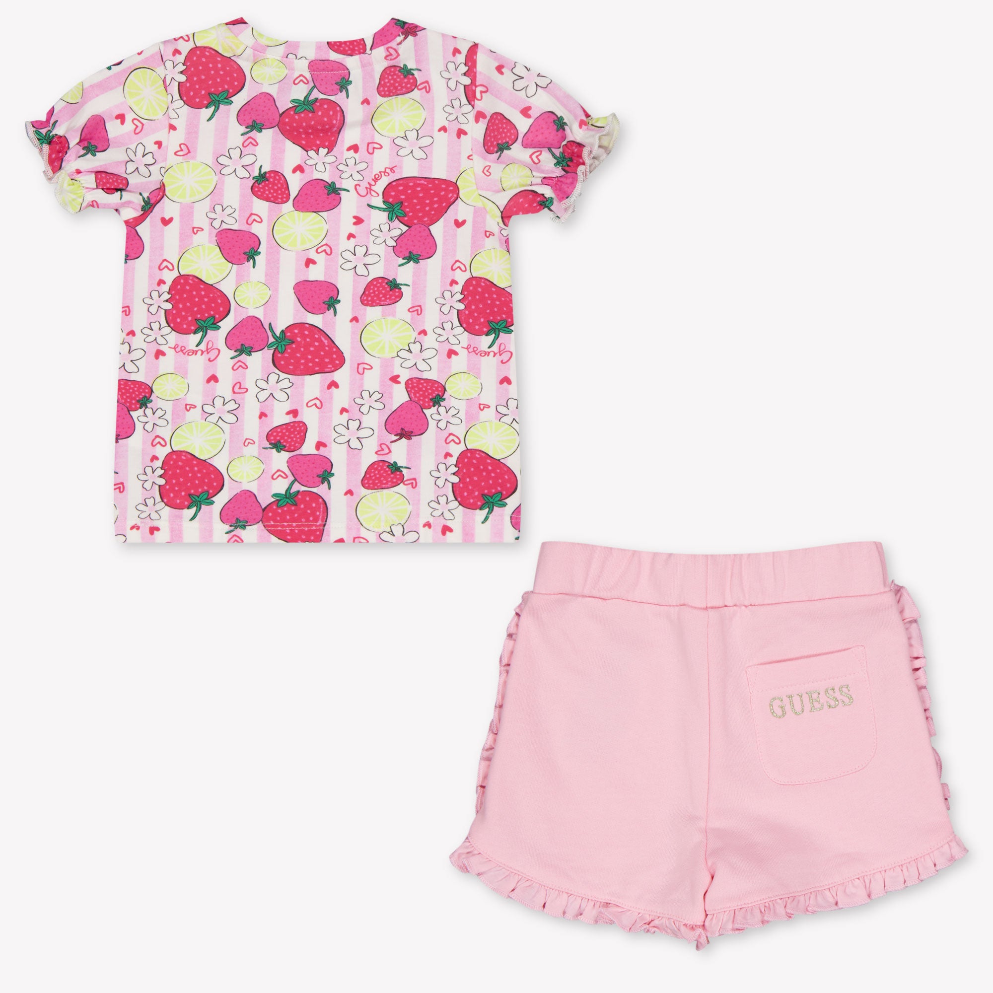 Guess Baby Girls Set In Pink