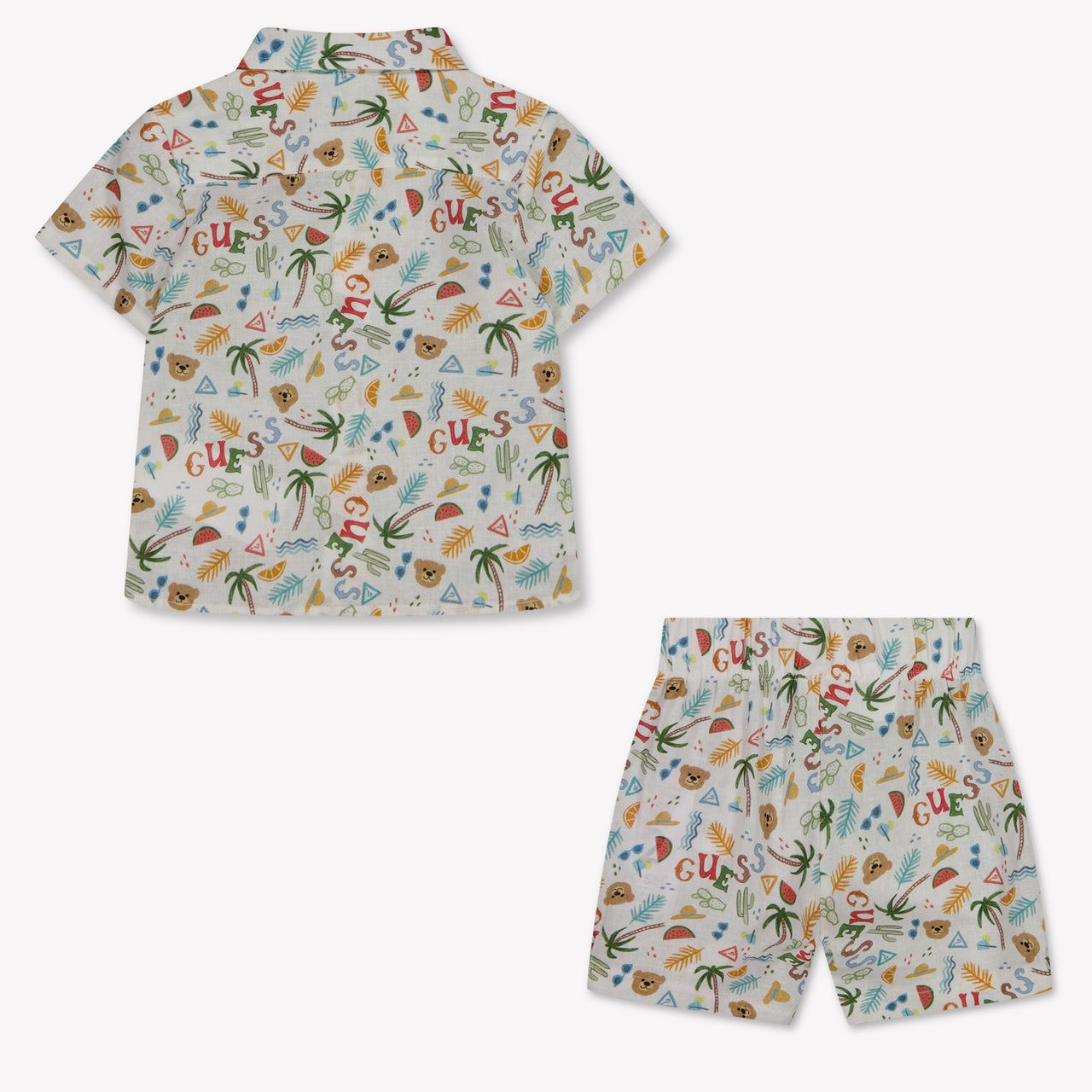 Guess Baby Boys Set In OffWhite
