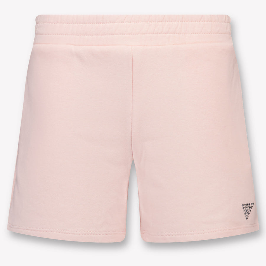 Guess Kids Girls Shorts In Light Pink
