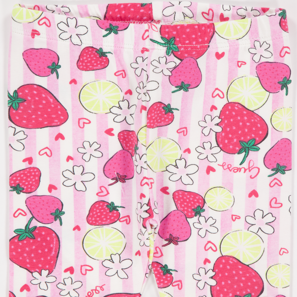 Guess Baby Girls Leggings In Pink