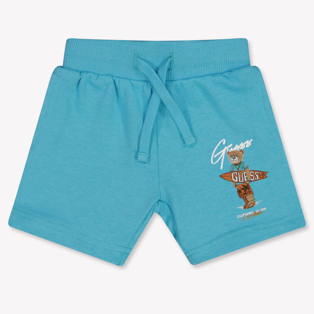 Guess Baby Jongens Shorts In Turquoise
