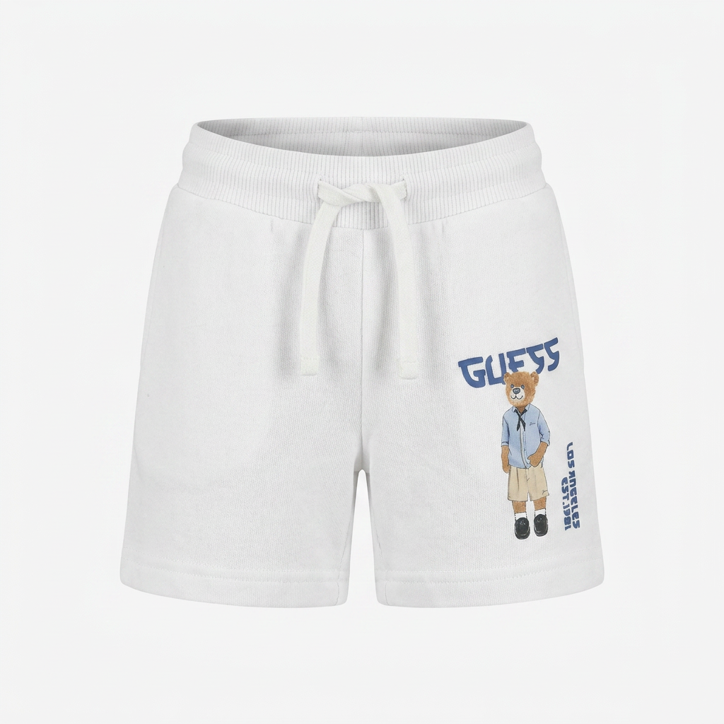 Guess Baby Jongens Shorts In Wit
