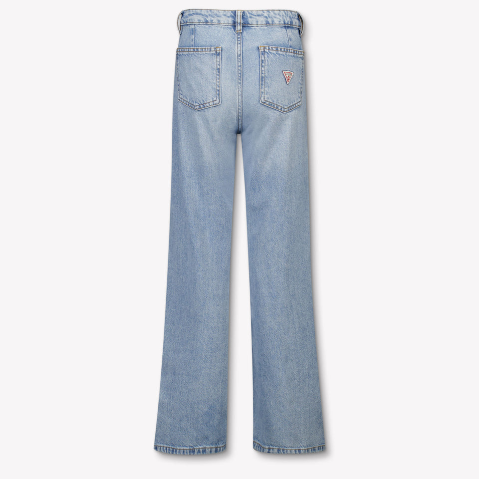 Guess Kids Girls Jeans In Light Blue