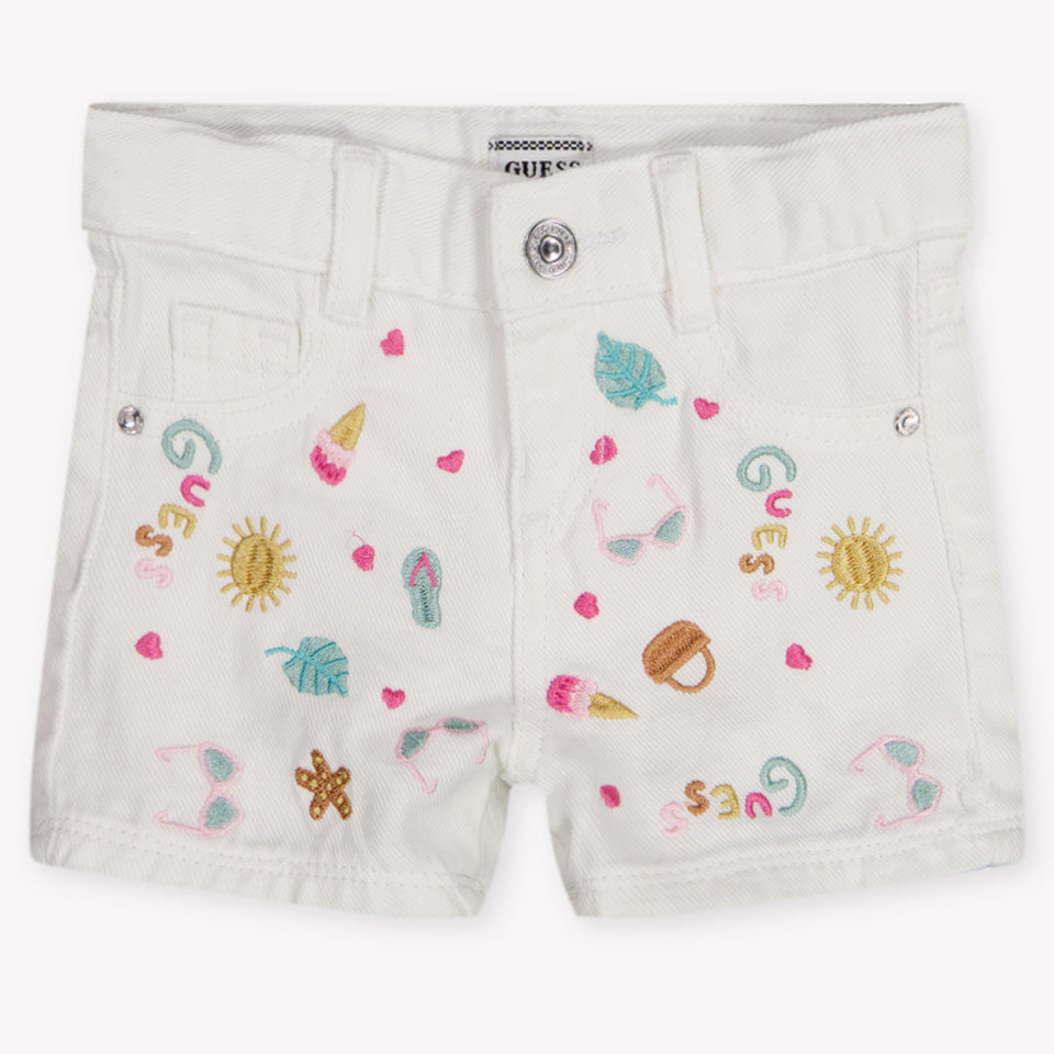Guess Baby Meisjes Shorts In Roze