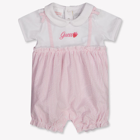 Guess Baby Meisjes Boxpakje In Wit