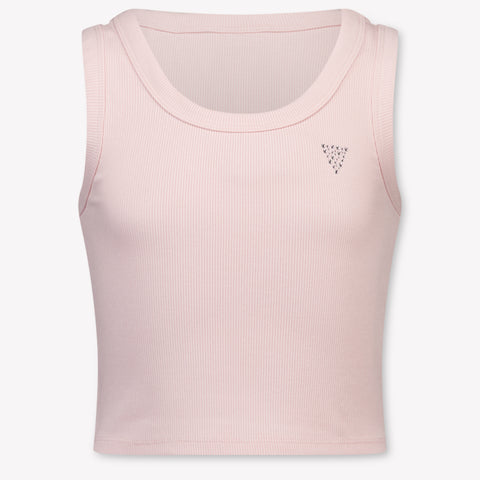Guess Kids Girls T-Shirt In Light Pink