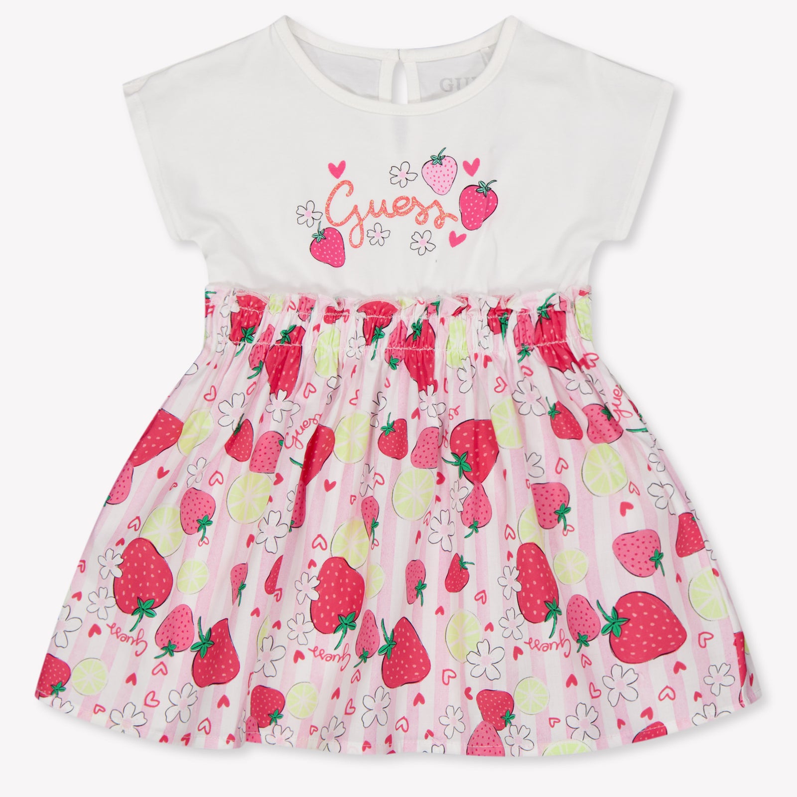 Guess Baby Meisjes Jurk In Roze