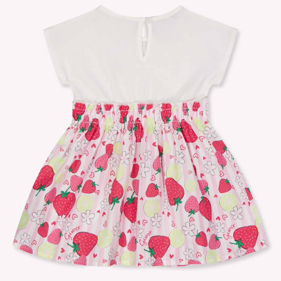 Guess Baby Meisjes Jurk In Roze