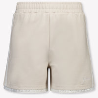 Guess Kids Girls Shorts In Light Beige