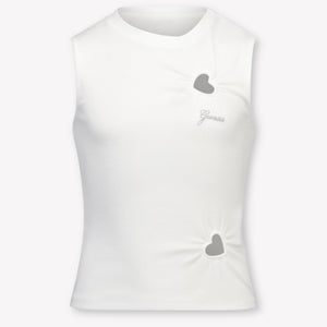 Guess Kids Girls T-Shirt In White