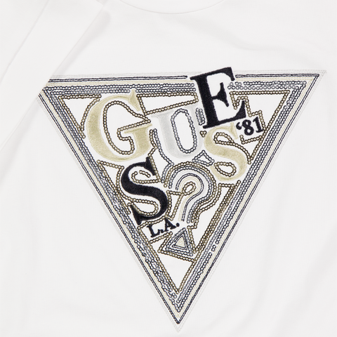 Guess Kinder Meisjes T-Shirt In Wit