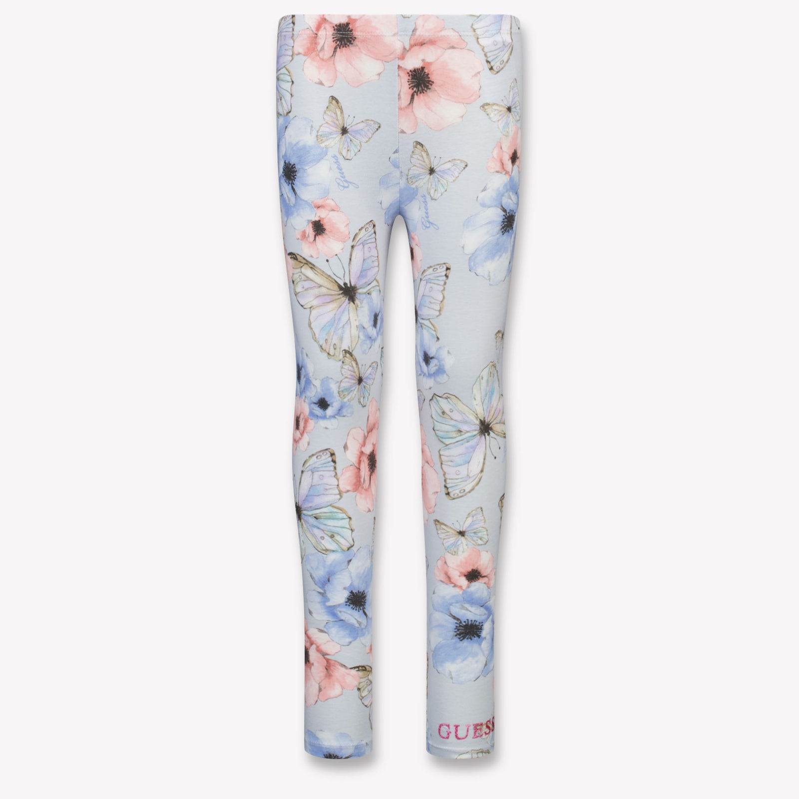 Guess Kids Girls Leggings In Light Blue