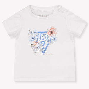 Guess Baby Girls T-Shirt In White