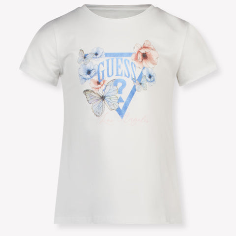 Guess Kids Girls T-Shirt In White