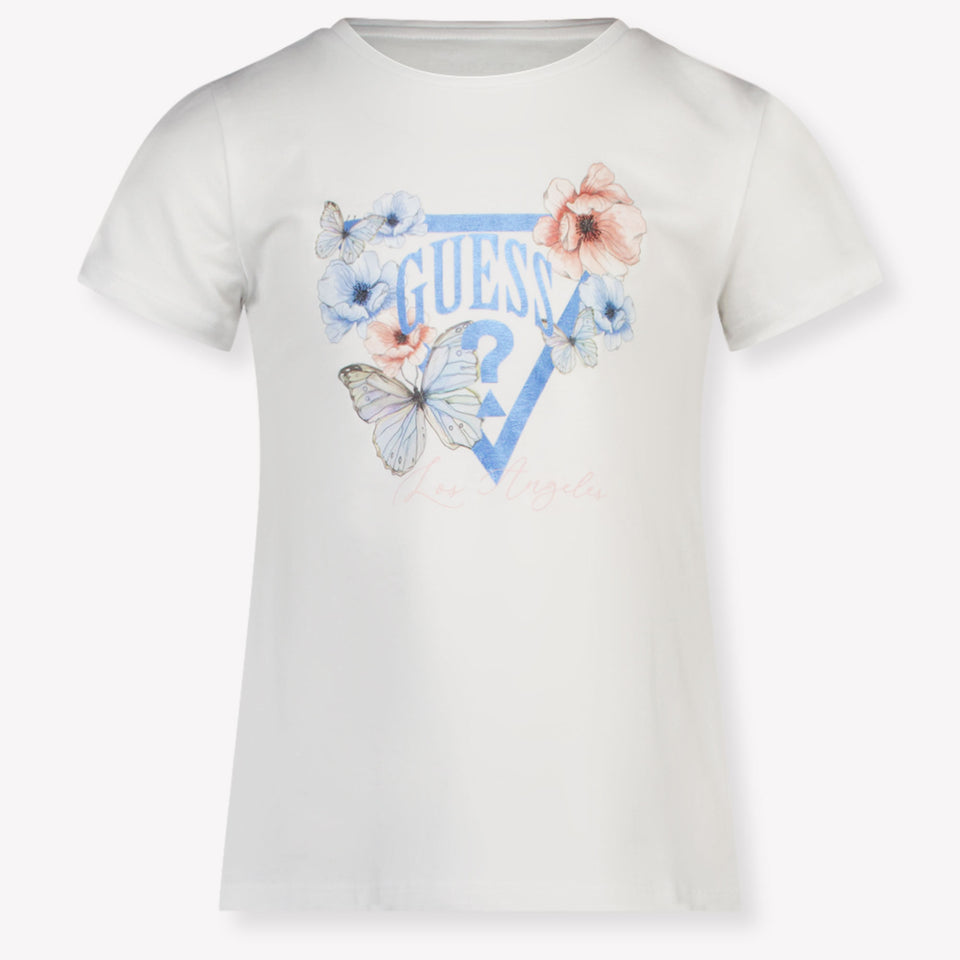 Guess Kids Girls T-Shirt In White