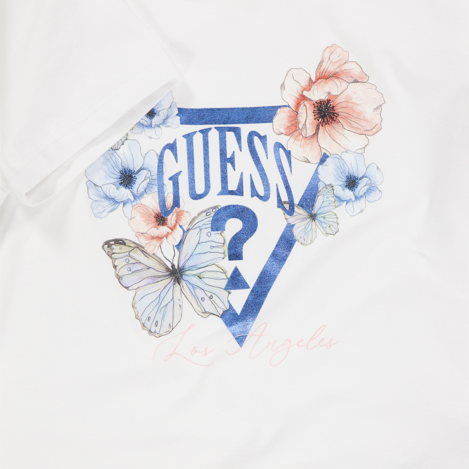 Guess Kids Girls T-Shirt In White