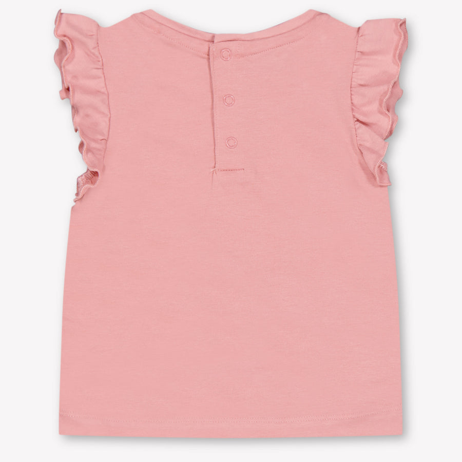Guess Baby Girls T-Shirt In Old Pink