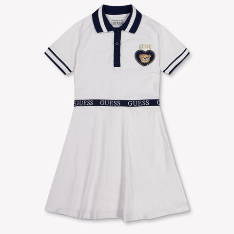 Guess Kids Girls Dress In White