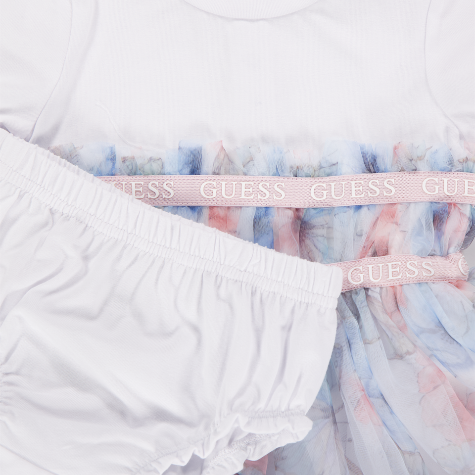 Guess Baby Girls Dress In White