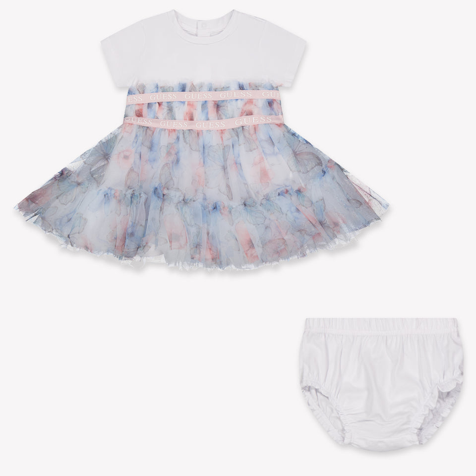 Guess Baby Girls Dress In White