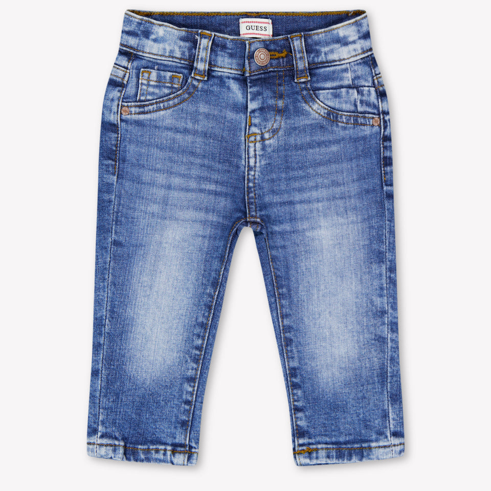 Guess Baby Boys Jeans In Blue