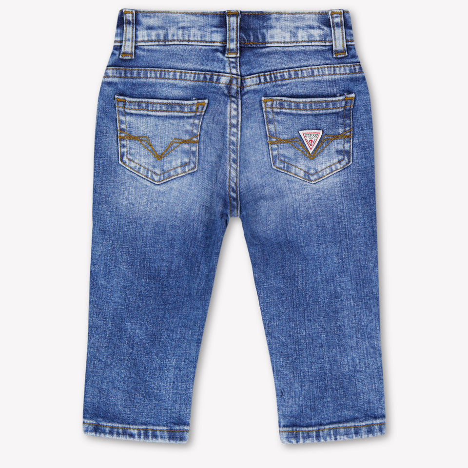 Guess Baby Boys Jeans In Blue
