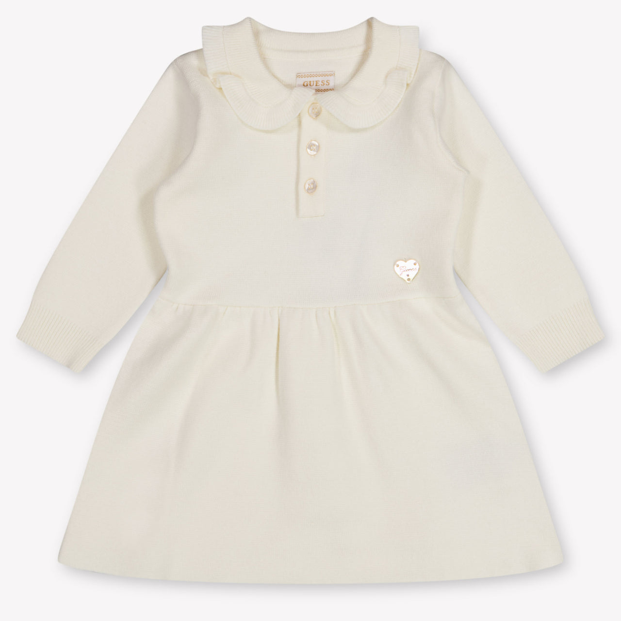 Guess Baby Girls Dress In OffWhite
