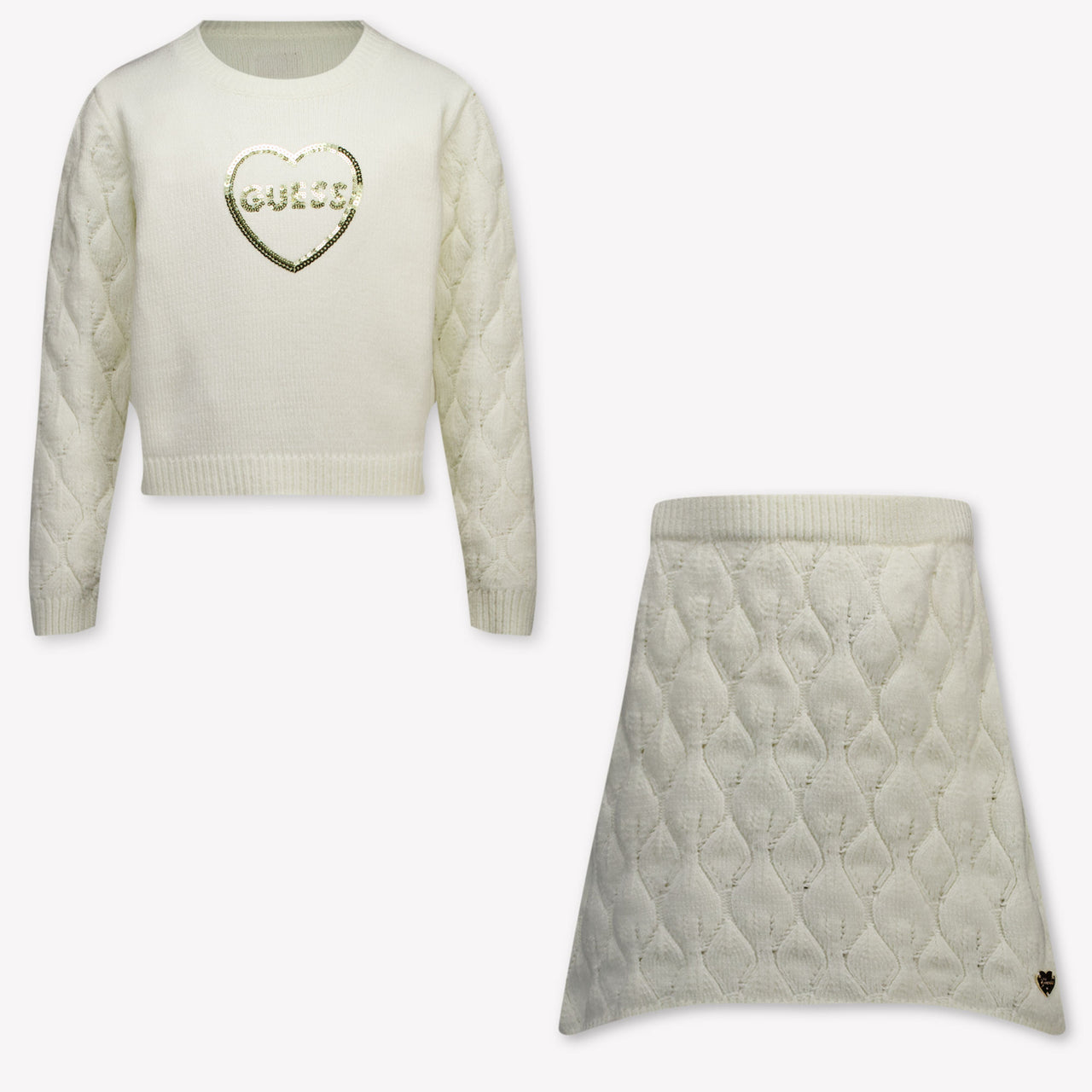 Guess Kids Girls Set In OffWhite