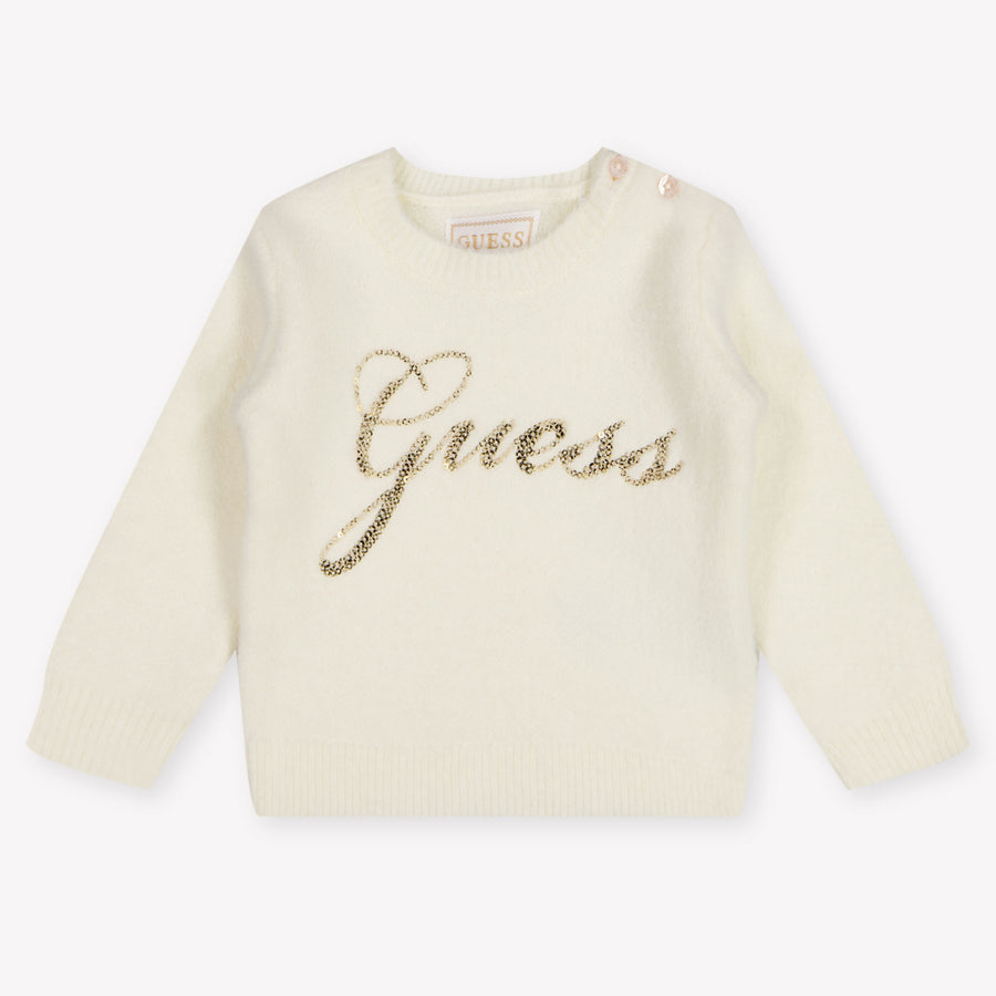Guess Baby Girls Sweater in Off-White