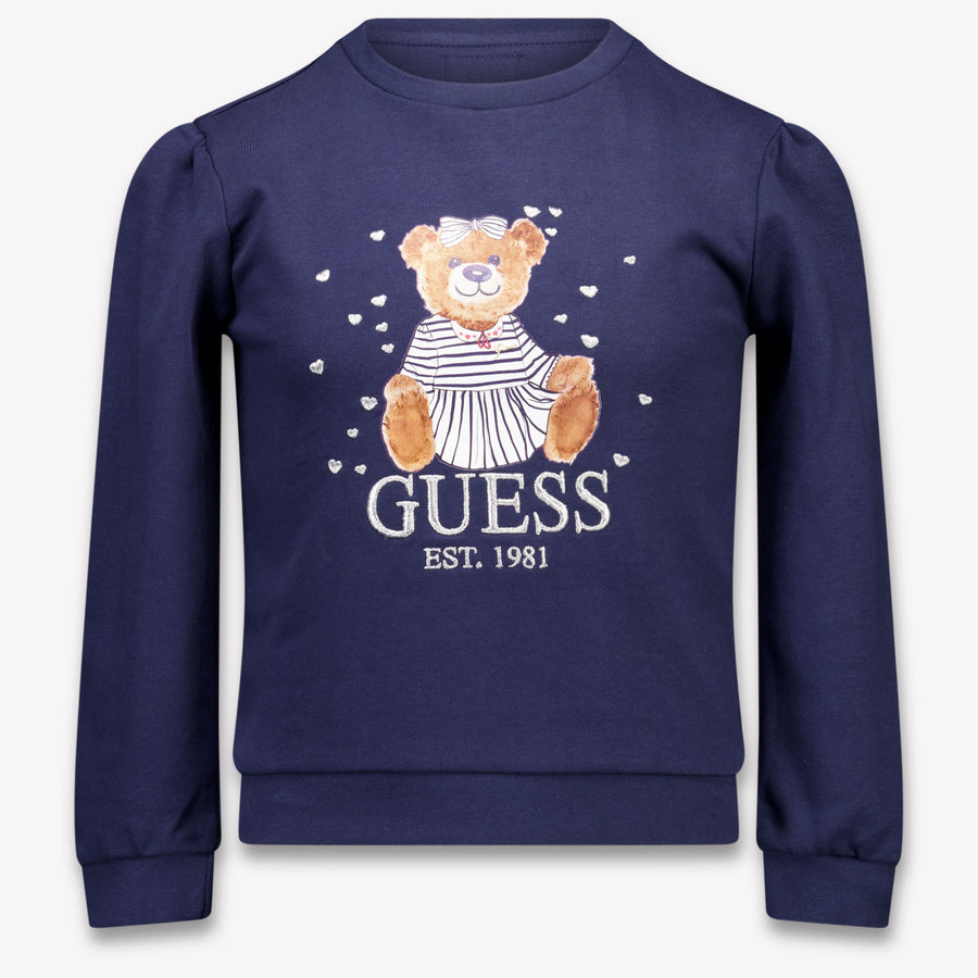 Guess Girls Sweater in Navy