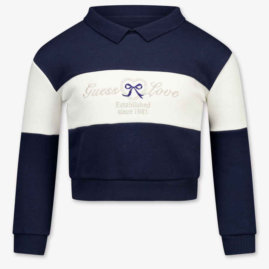 Guess Kids Girls Sweater In Navy