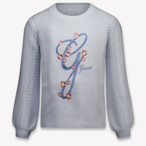 Guess Girls Sweater in Light Blue