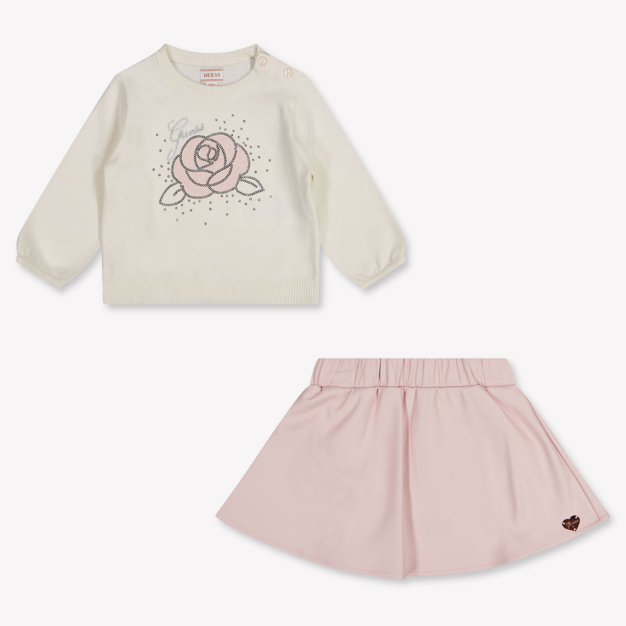 Guess Baby Girls Set in Light Pink