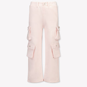 Guess Kids Girls Pants In Light Pink