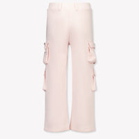 Guess Kids Girls Pants In Light Pink