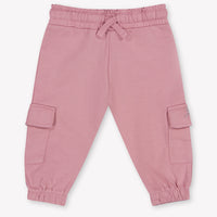 Guess Baby Girls Pants In Pink