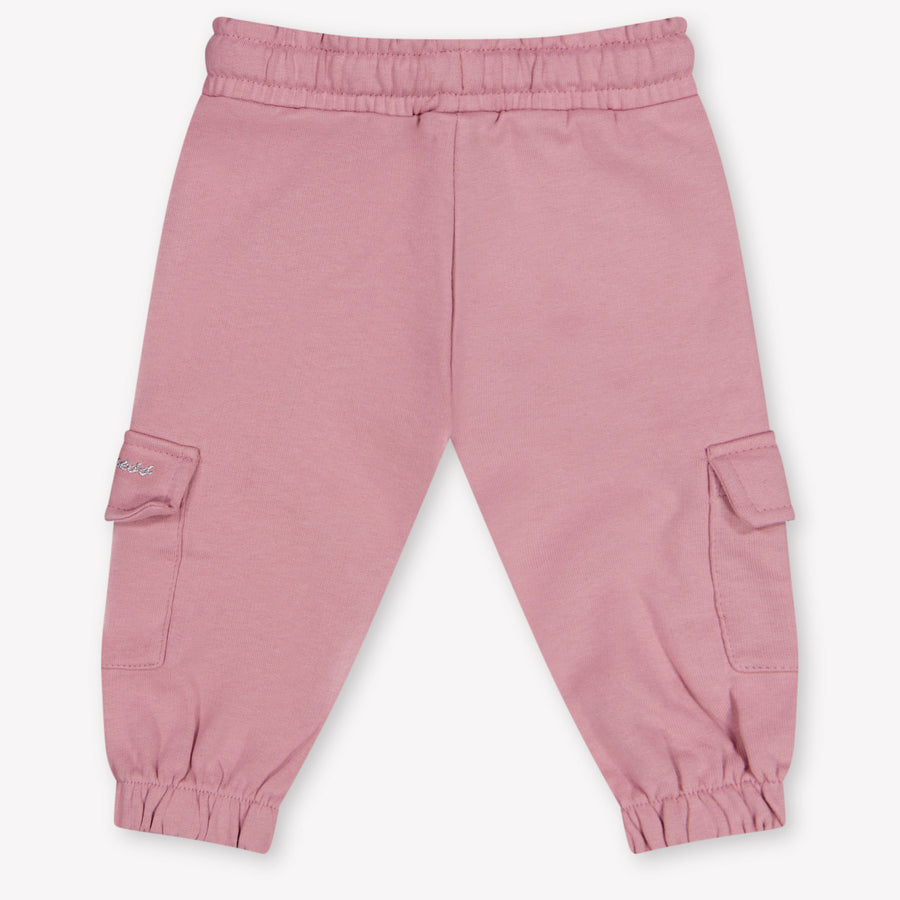 Guess Baby Girls Pants In Pink