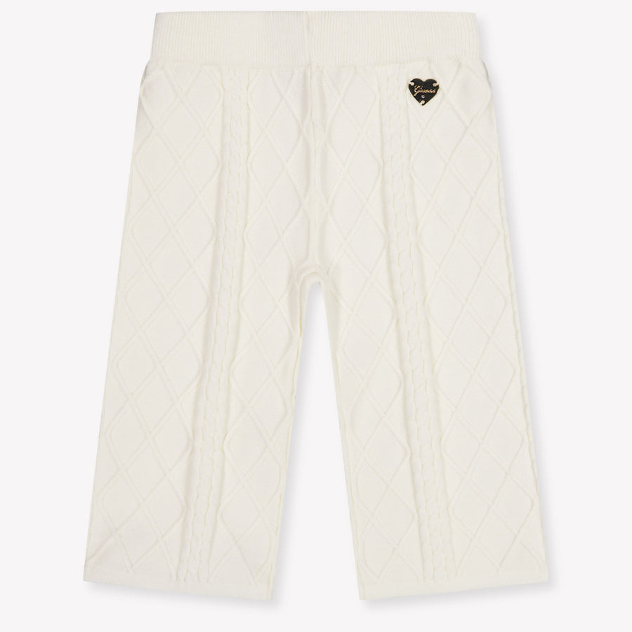 Guess Baby Girls Pants In OffWhite