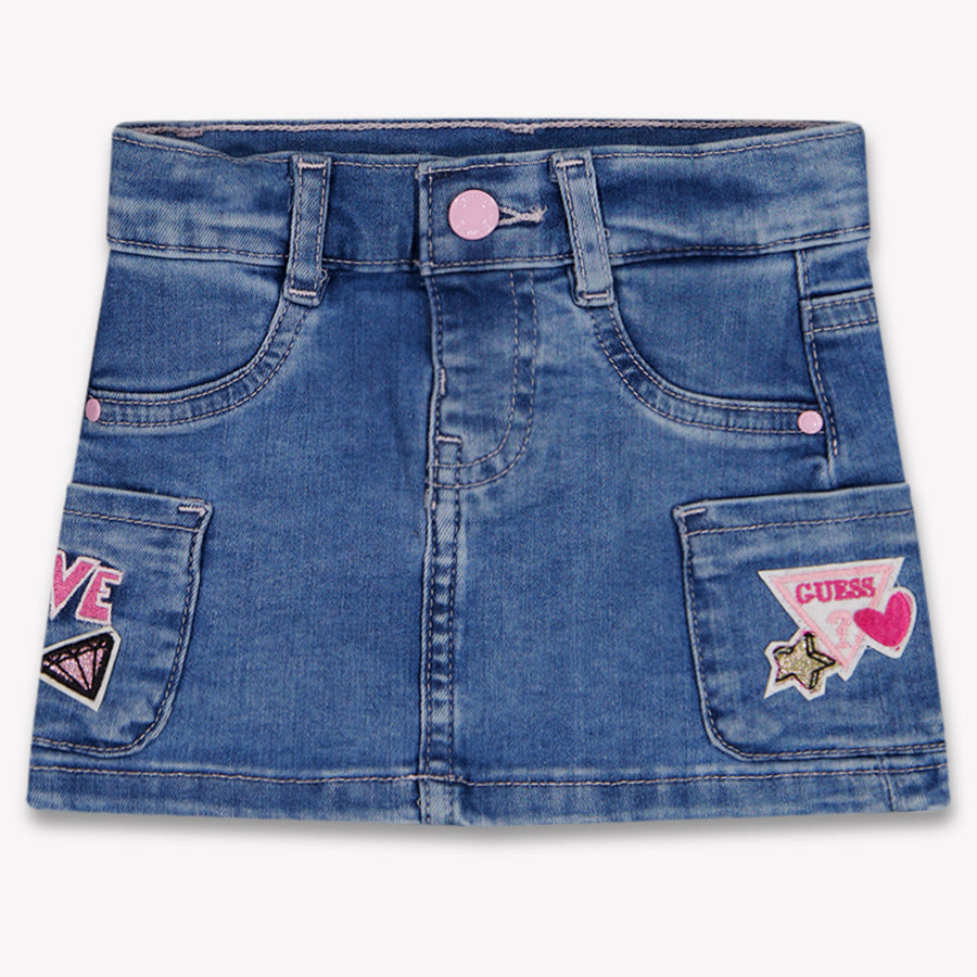Guess Baby Girls Skirt In Jeans