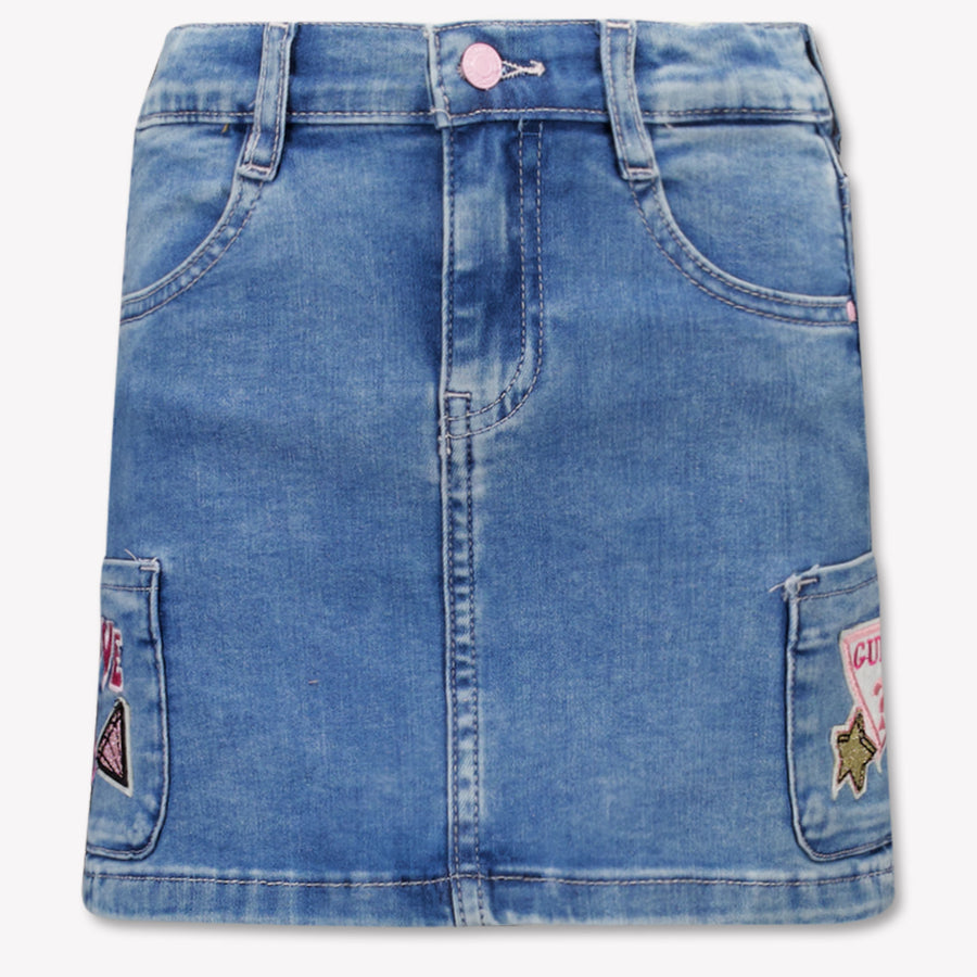 Guess Kids Girls Skirt In Jeans