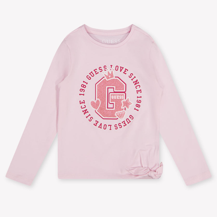Guess Girls T-Shirt in Light Pink