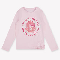 Guess Kids Girls T-Shirt In Light Pink