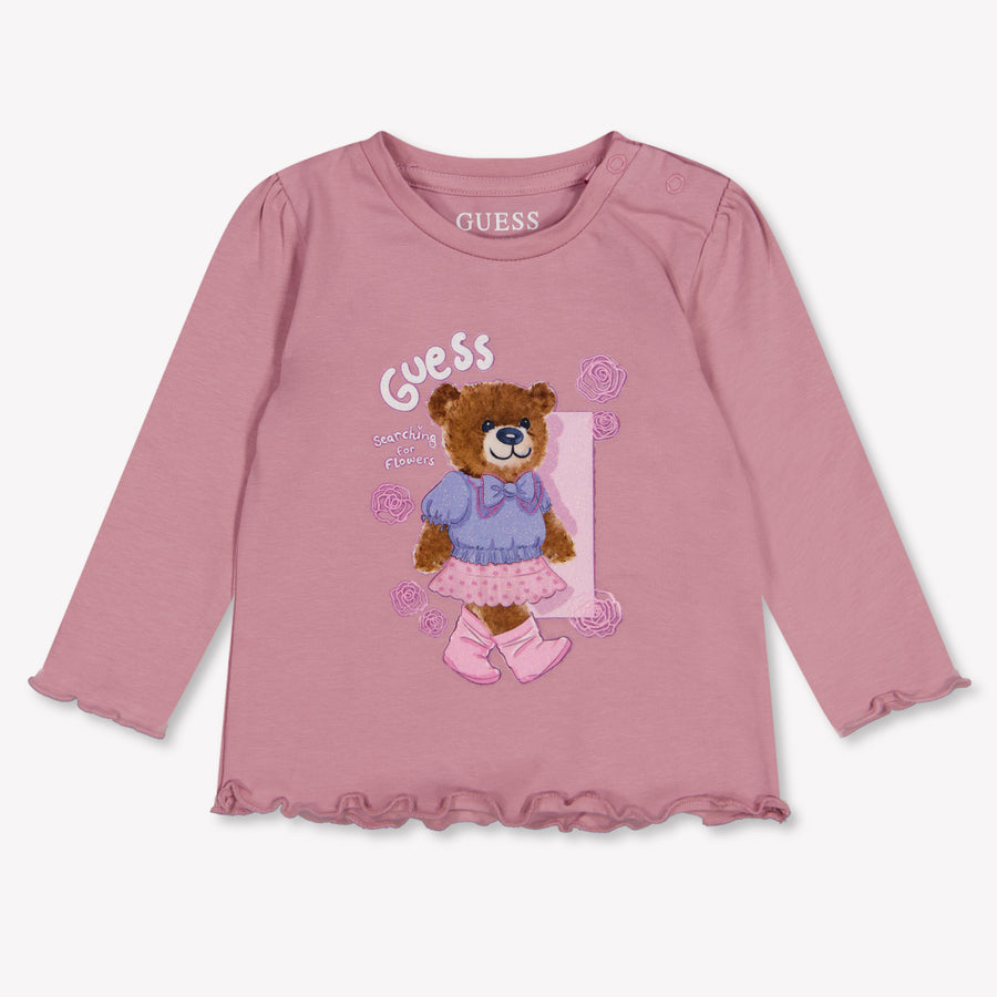 Guess Baby Girls T-Shirt in Pink