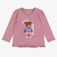Guess Baby Meisjes T-Shirt In Roze