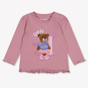 Guess Baby Meisjes T-Shirt In Roze