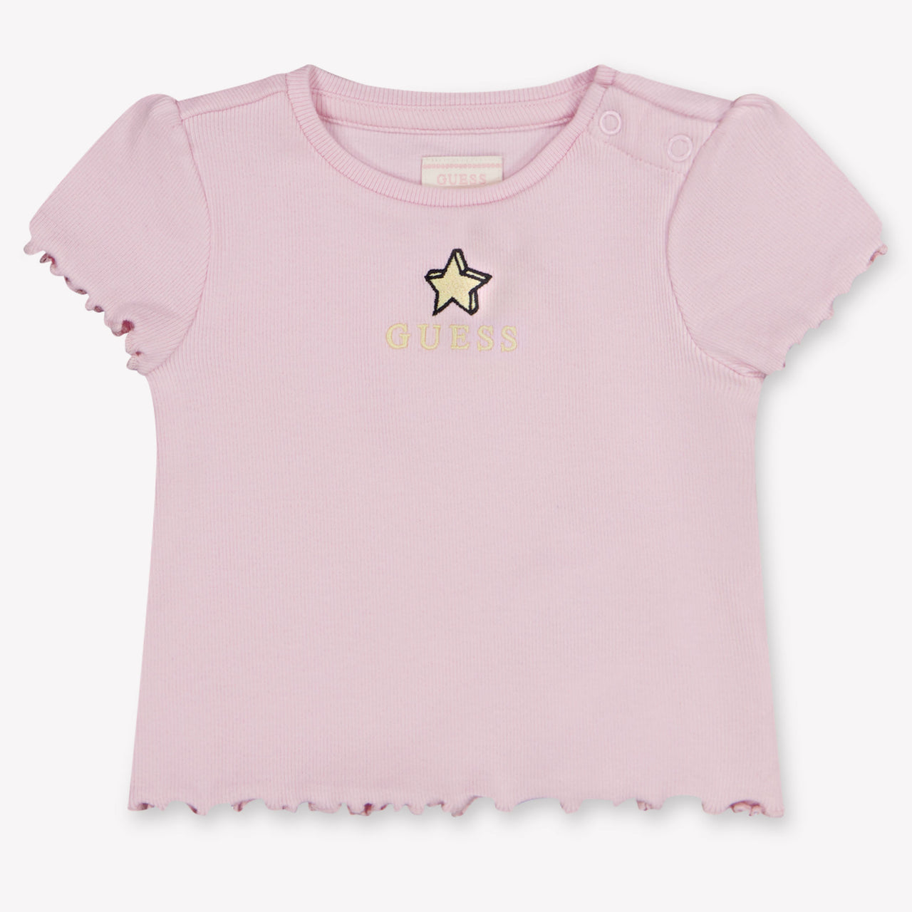 Guess Baby Girls T-Shirt In Light Pink